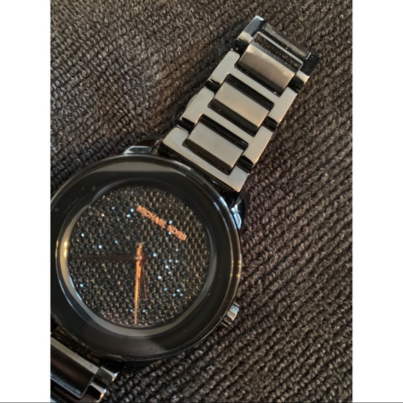 Michael Kors watch - black & rose gold - Picture 5 of 8